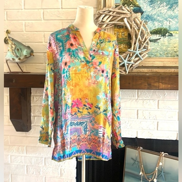 Soft Surroundings,Absolutely Gorgeous Modal Tunic Top,Excellent Condition,Size L - Picture 9 of 12